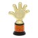 The award figure "The best educator", five, goblet, plastic, gold, 6.5 x 10.5 x 4 cm.