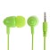 Headphones Perfeo Alto PF_C3187, vacuum, 104 dB, 32 Ohm, 3.5 mm, 1.2 m, bag, green