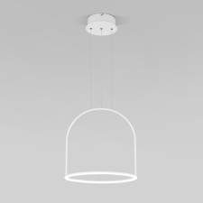 Suspendor of the suspended Eurosvet Over 90322/1, LED, 22 W, 3300/4200/6500K, 2270LM, 400X400 mm, remote control, white color white