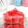 Soap roses, red, set of 9 pcs.