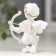 Souvenir Polystone "Cupid" in a wreath of roses, mix, 6.5x6x5 cm