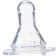 A bottle for feeding, a classic throat, fitted, 250 ml., From 3 months., White color