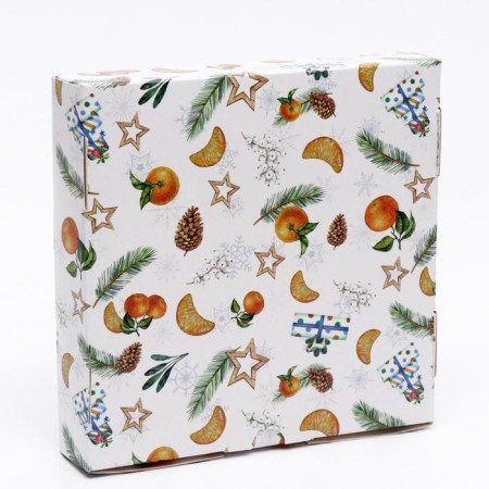 Self -assembly box "New Year's mood", 16 x 16 x 3 cm-2