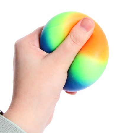 Antistress toy "Cool kneading. Ball Rainbow ", 6cm-3