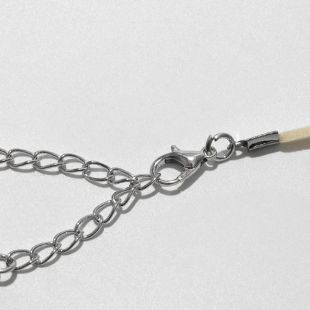 Choker "Tango" rose is air, dairy color, 37 cm-1