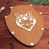 Souvenir weapon "Shield with a wolf", 30x43 cm