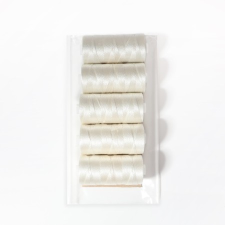Threads 3k, 200 m, white color No. 0101-3