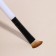 Makeup brush, mowed, 15 (+/- 1) cm, white color