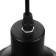Bayerlux lamp "Hemispar" 1x40W E27 black 16x16x120 cm.