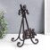 Souvenir cast iron stand "Rooster and chicken" 28x6x16 cm