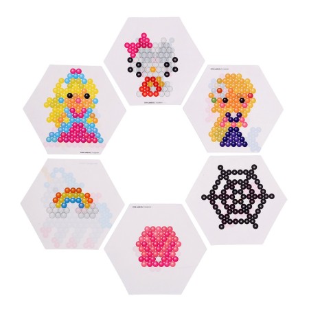 Aquamosaic "Make a keychain", for a girl, 2 basics, 24 stencils, 2400 balls-18