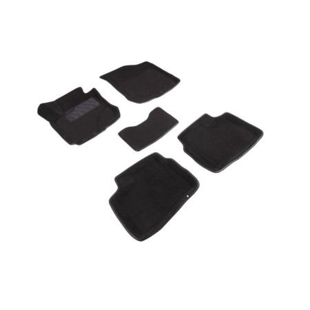Pile rug for Hyundai Elantra, 2006-2011, black