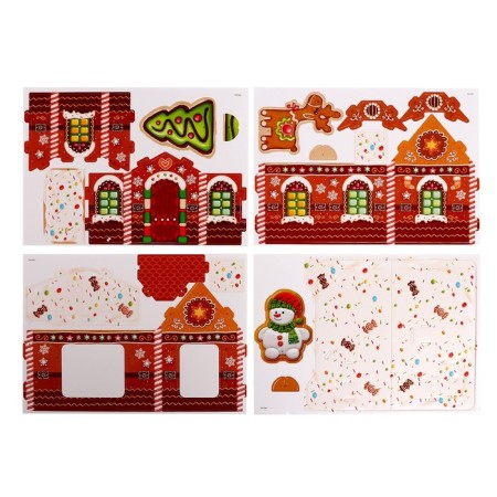 Designer "Gingerbread house", 18 parts and candle-1