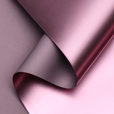 Matal film double -sided "color shine" Pink powder, 0.58 x 10 m-1