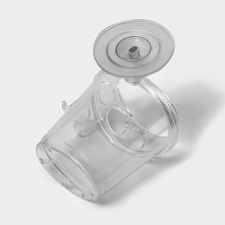 Holder for toothbrushes and paste on Velcro of the share, 12.5 × 11.5 × 11 cm, the color is transparent-3