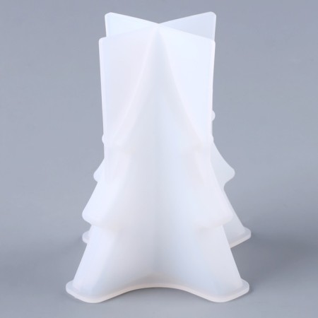 Silicone form for epoxy resin "Christmas tree" 10 × 11.8 × 11.8 cm-2