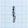 Tiger with a Quick Change fastener, size 12, 5 pcs.