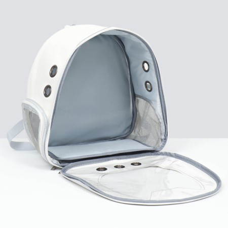 Backpack for carrying "cat", transparent, 32 x 21 x 35 cm, white-11