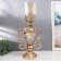 Summary metal, glass per 1 candle "Extraordinary Cup" Gold 55x14x23 cm