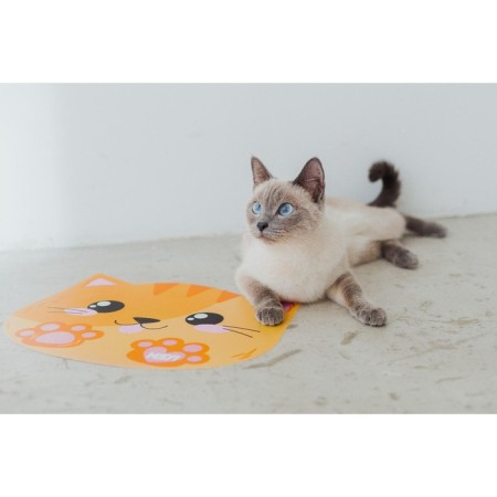 Rug under the bowl "Miau!" 35x28 cm-3
