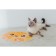 Rug under the bowl "Miau!" 35x28 cm