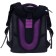 School backpack 38 x 30 x 16 cm, ergonomic back, stavia "avocado", black/lilac