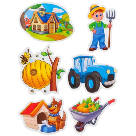 Game on magnets "Funny training. On the farm-1