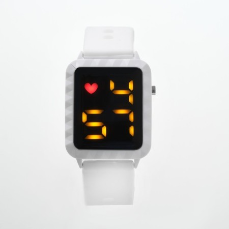 Watch is a watch electronic children's, white