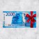 Money envelope "Happy Birthday", 2000 rubles, partial UV-LK, 16.5 × 8 cm