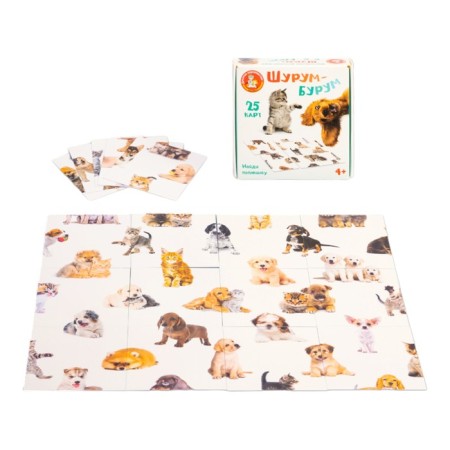 The game is a desktop "Shurum-Burum. Find half. Cats, dogs "-1