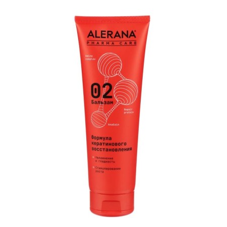 Aleran hair balm, Pharma Care, keratin recovery formula, 260 ml