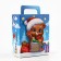 Folding boxes “Bear with a gift”, 18 x 15 x 7.5 cm, New Year