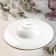 Ceramic plate for paste "sapphire", 300 ml, d = 24 cm, orange color