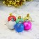 Set of balls plastic D-4 cm, 6 pcs "Serena" mix