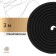 Crap for rhythmic gymnastics Grace Dance, 3 m, black color