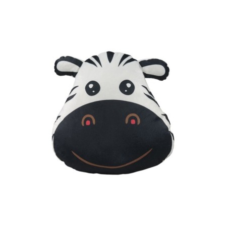 Pillow - Zebra toy, size 35x36 cm, white color