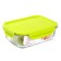 Oursson glass container, 1 l, green