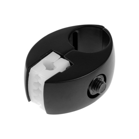 Pipe connector for the panel, d = 25, with gaskets, not adjustable, the color is black-1