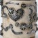 Mug "skull", 400 ml, beige color