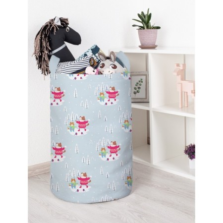 Basket for toys "Walk of cats, size 40x60 cm