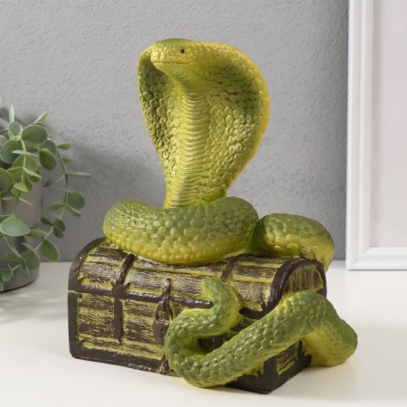 New Year's figure "Cobra on the chest" 20 x17 x 12 cm.-1