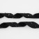 Braid with hooks, 27 mm × 45 ± 1 m, black color