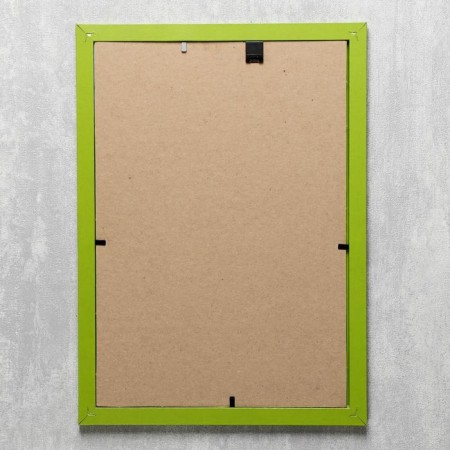 Photo frame MDF 21x30 cm, No. 6, width 18 mm, thickness 12 mm, green (plastic screen)-3