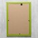 Photo frame MDF 21x30 cm, No. 6, width 18 mm, thickness 12 mm, green (plastic screen)