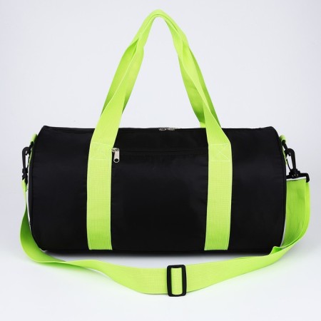 Sports bag Game Start, 40x24x21, lightning department, long belt, black color-6