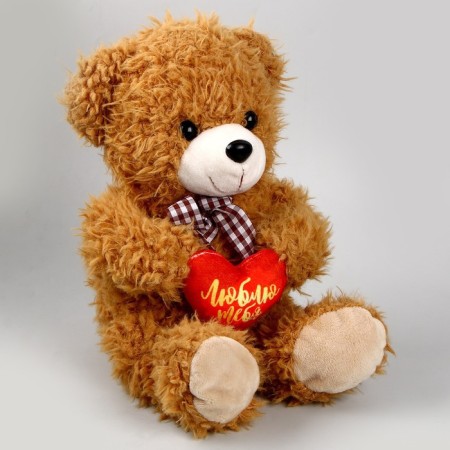 Soft toy "I love you", Bear, Mix Colors-1