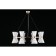 Suspended chandelier Elinor E14 640W