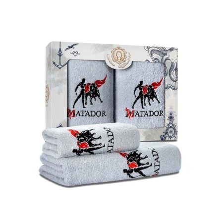 Set of terry towels Diva Afrodita "Matador-2", 480 gr, size 50x90 cm, 70x140 cm-2
