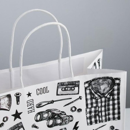 Package gift craft, packaging, Hard man, 28 x 32 x 15 cm-3