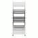 Water towel Terminus "Latte" P16, 500x1400 mm, lower connection, chrome